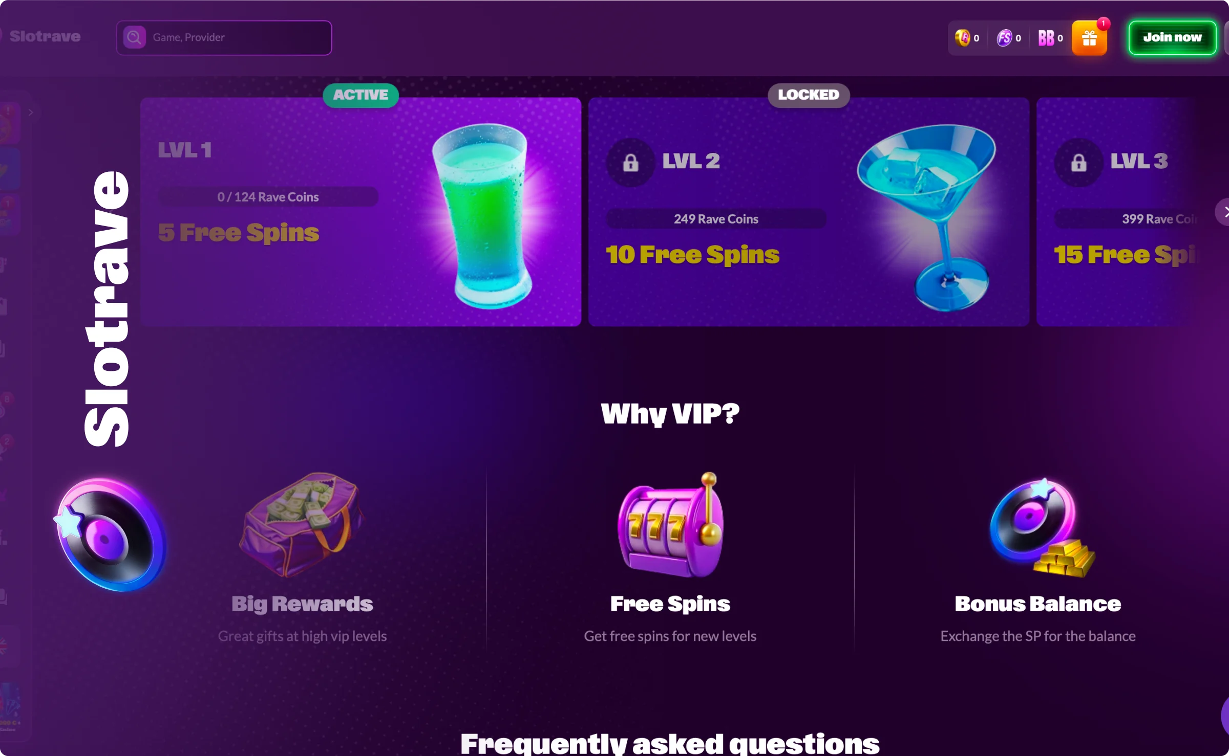 Slotrave Program VIP I Program Lojalnościowy